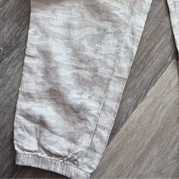 Athleta‎ Cabo tide linen joggers camo women’s size 16 - Picture 6 of 10